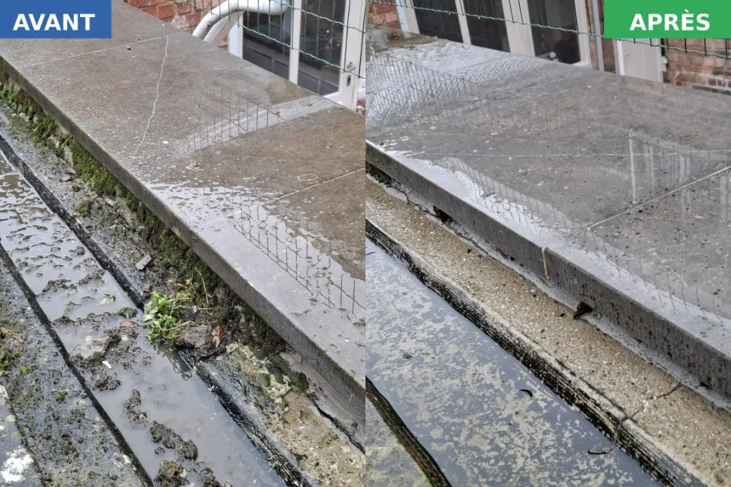 Réalisation Makclean — Sol et canalisation